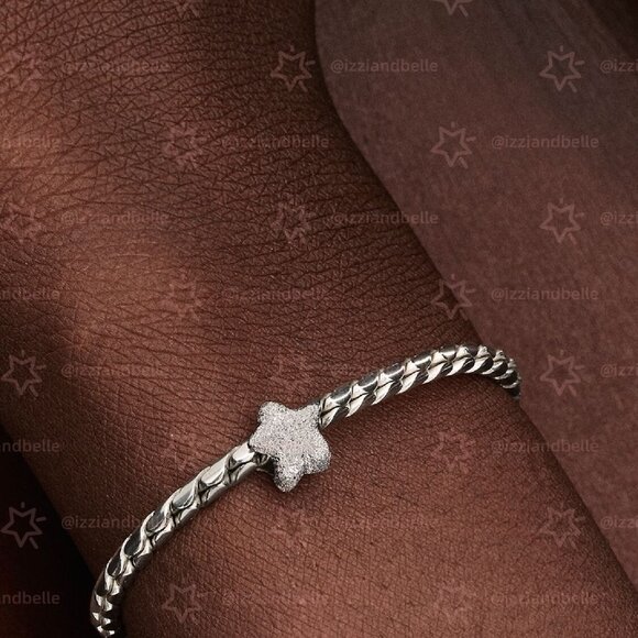 Pandora Textured Star Mini Charm - Picture 4 of 4